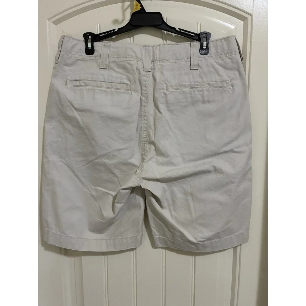 Men's Cremieux Premium Khaki Chino Shorts Size 32 NWT Preppy